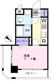 グランド・ガーラ横浜伊勢佐木町の間取り画像