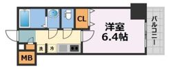 ArtizA南船場の間取り画像