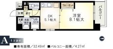 ウィステリア西梅田の間取り画像