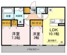 グロリア平成の間取り画像