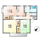 ウィンディア新涯の間取り画像