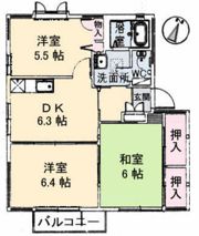 レーヴィンス藤の間取り画像