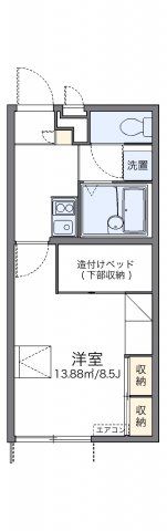 レオパレスさとの間取り画像