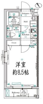 アンベリール吉祥寺イーストの間取り画像
