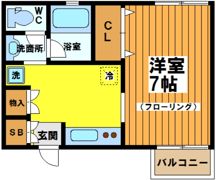 ラメゾンブランシュの間取り画像
