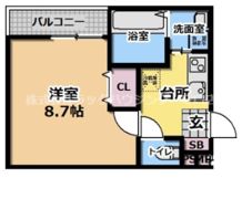 フジパレス太子橋Ⅲ番館の間取り画像