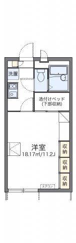 レオパレス川津の間取り画像