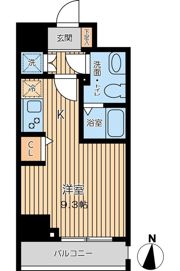 CITY SPIRE 三ノ輪Ⅱの間取り画像