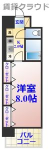 GRASS SQUARE六番館の間取り画像
