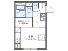 レオパレスラポールの間取り画像