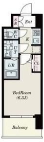 S-RESIDENCE城東SEVERの間取り画像