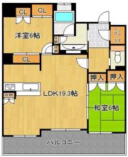 アクアサージュ大手町 1103号室の間取り画像