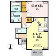 クロワール B棟の間取り画像