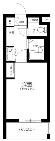 ザ・ハウス中野坂上の間取り画像