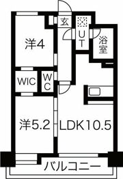 ヒルクレスト水前寺の間取り画像