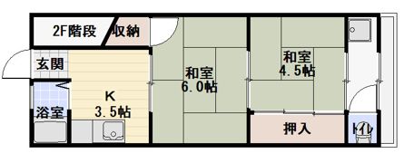 サンライズ栄の間取り画像