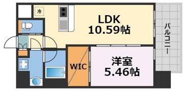 プレジオ難波の間取り画像