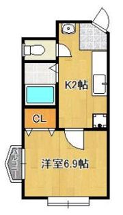 STY－1マンションの間取り画像