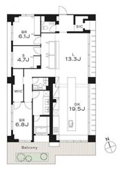 THE GRANDUO YOGAの間取り画像
