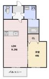 ラフォーレ名残3 B棟の間取り画像