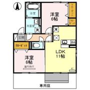 リビングタウン灯明寺 Bの間取り画像