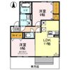 リビングタウン灯明寺 Bの間取り画像