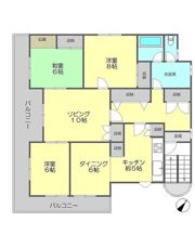 中沢マンションの間取り画像