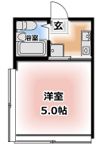 パレ西三荘の間取り画像
