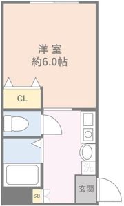 第3メゾンシャンプルの間取り画像