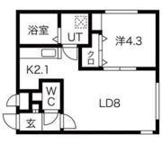 レーヴィア千歳の間取り画像