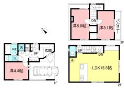 武蔵野市西久保3丁目戸建の間取り画像