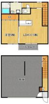 ギャラン中間 D棟の間取り画像
