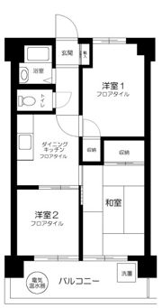日興パレス羽田の間取り画像