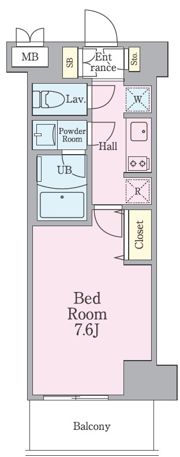 リビオメゾン南砂町の間取り画像