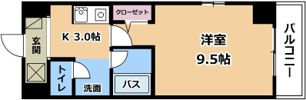 UniversⅡの間取り画像