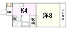 ソフィエール矢賀新町の間取り画像