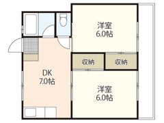 皆実町高橋ビルの間取り画像