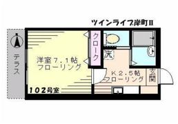 ツインライブ岸町2の間取り画像