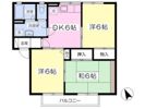 アルエート中居A棟の間取り画像