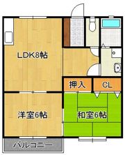 ハイツさやの間取り画像