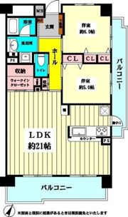 コンセール猪子石原の間取り画像