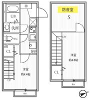 T’s Cuore MUSE 東長崎の間取り画像