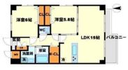 アンフィニX II 江坂ガーデンの間取り画像