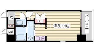 エスライズ新神戸の間取り画像