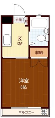カーサ茜No3の間取り画像