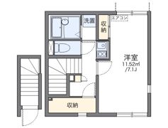 レオネクストリバーサイドYASの間取り画像