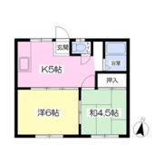 吉岡ハイツの間取り画像