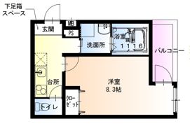 フジパレス野崎Ⅱ番館の間取り画像