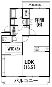 初生パークハイツの間取り画像