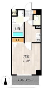 レクシア江坂の間取り画像